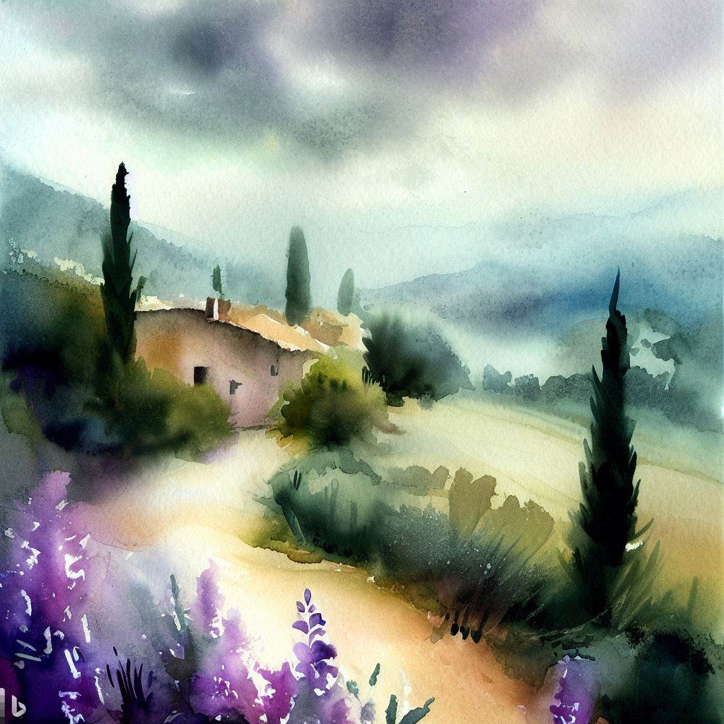 Watercolor Painting Ideas for Nature Lovers - Provence and Nature