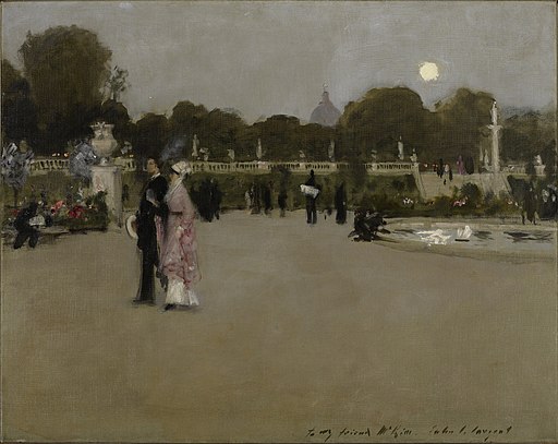 512px John Singer Sargent Luxembourg Gardens at Twilight 16.20 Minneapolis Institute of Arts