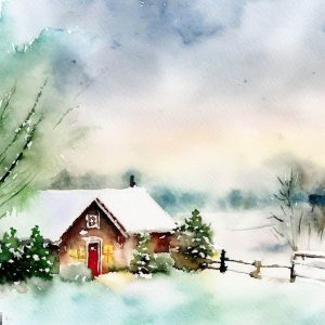 watercolor painting ideas for seasons