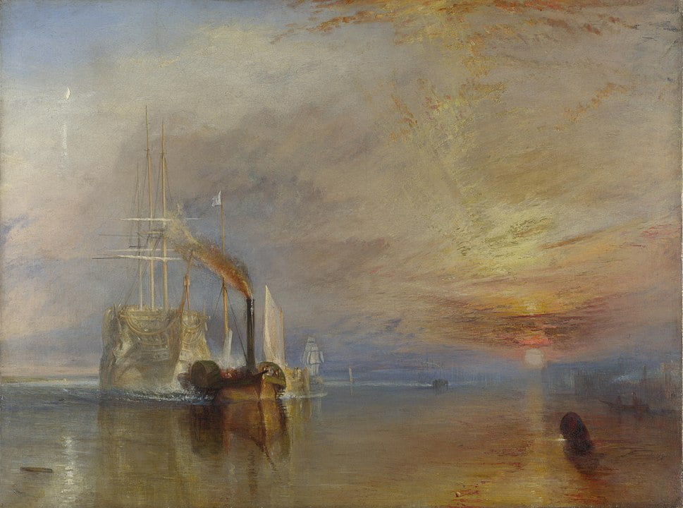 10 Must-See J.M.W. Turner Watercolors - number 1 The Fighting Temeraire