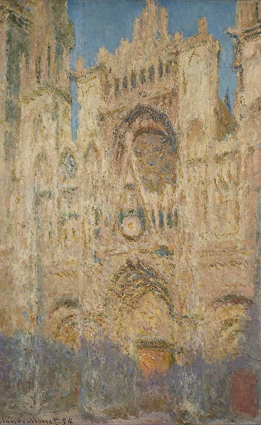 Claude Monet The Rouen Cathedral at Sunset Pushkin museum