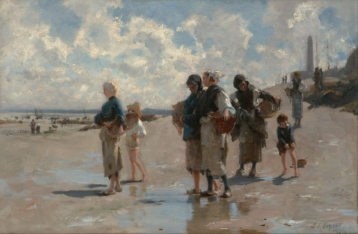 John Singer Sargent Fishing for Oysters at Cancale Google Art Project