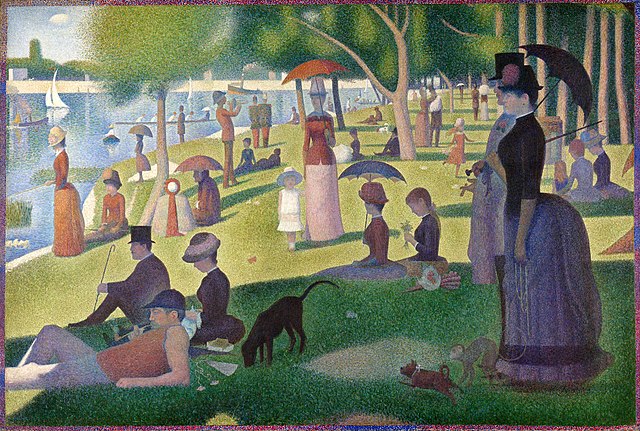 640px A Sunday on La Grande Jatte Georges Seurat 1884