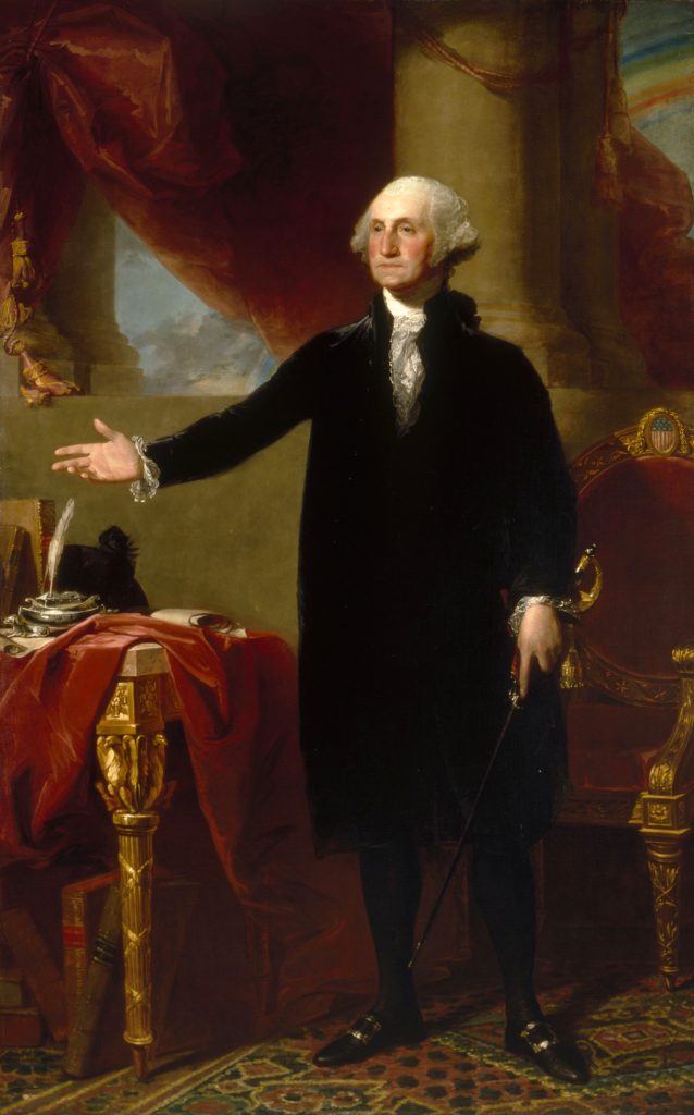 Gilbert Stuart George Washington Lansdowne portrait 1796