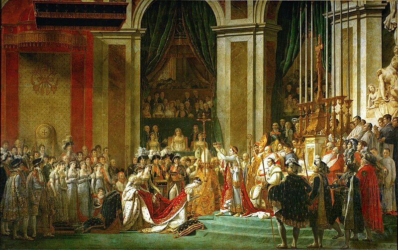 Jacques Louis David The Coronation of Napoleon 1805 1807