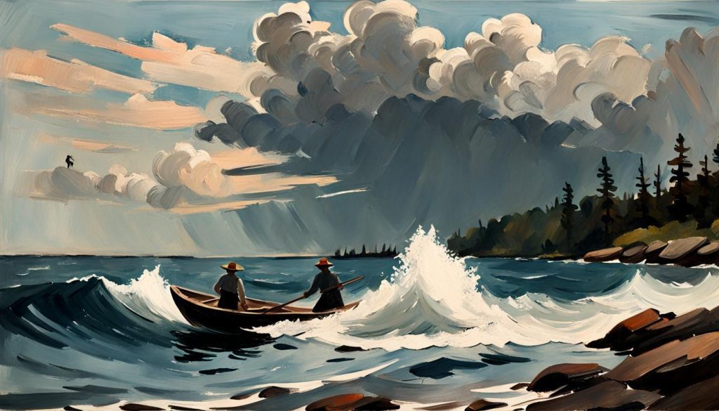 Art of Watercolor Brush Strokes - ins tyle of Winslow Homer