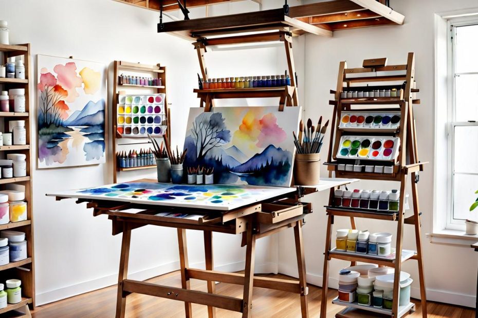 watercolor studio