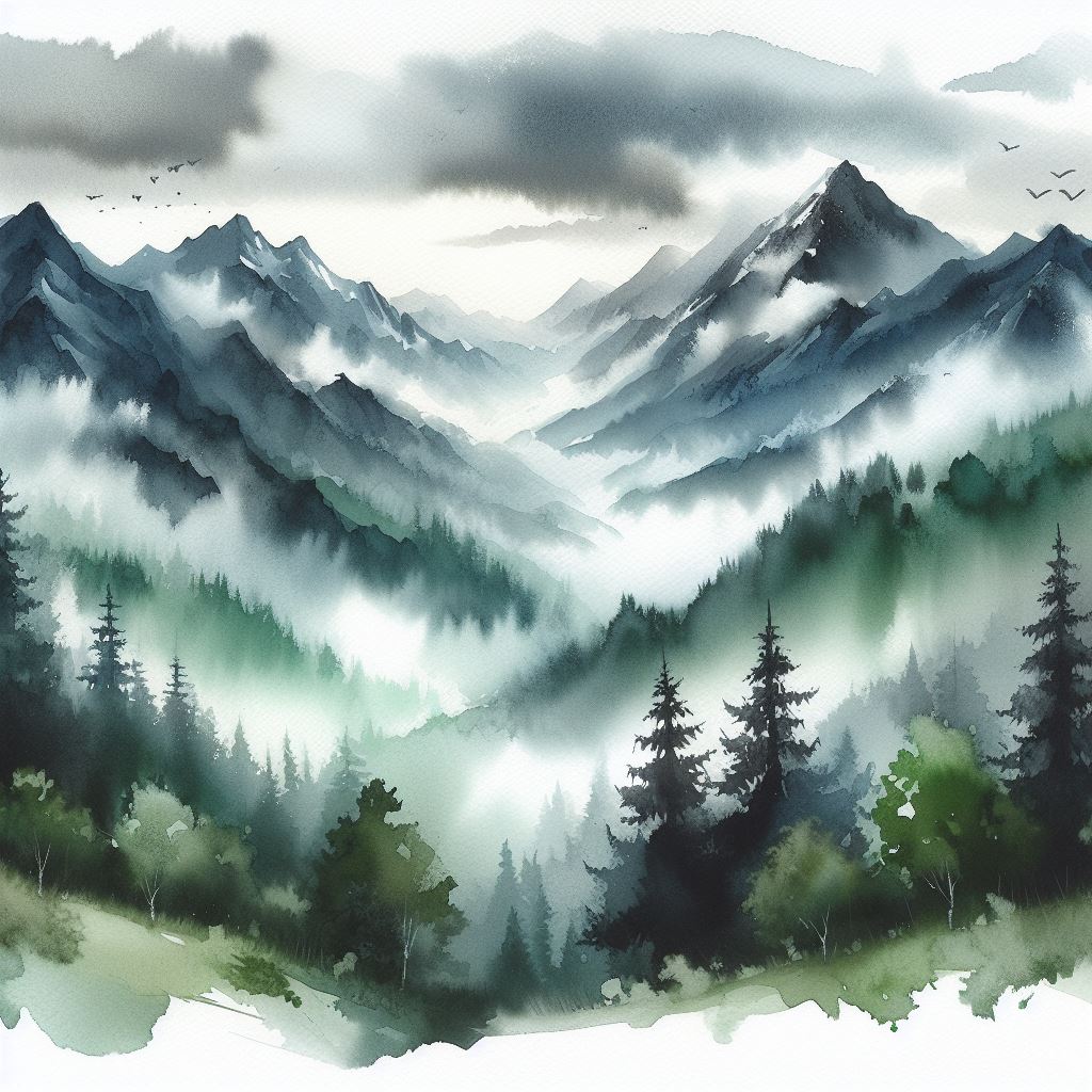 10 Watercolor Landscape Painting Techniques