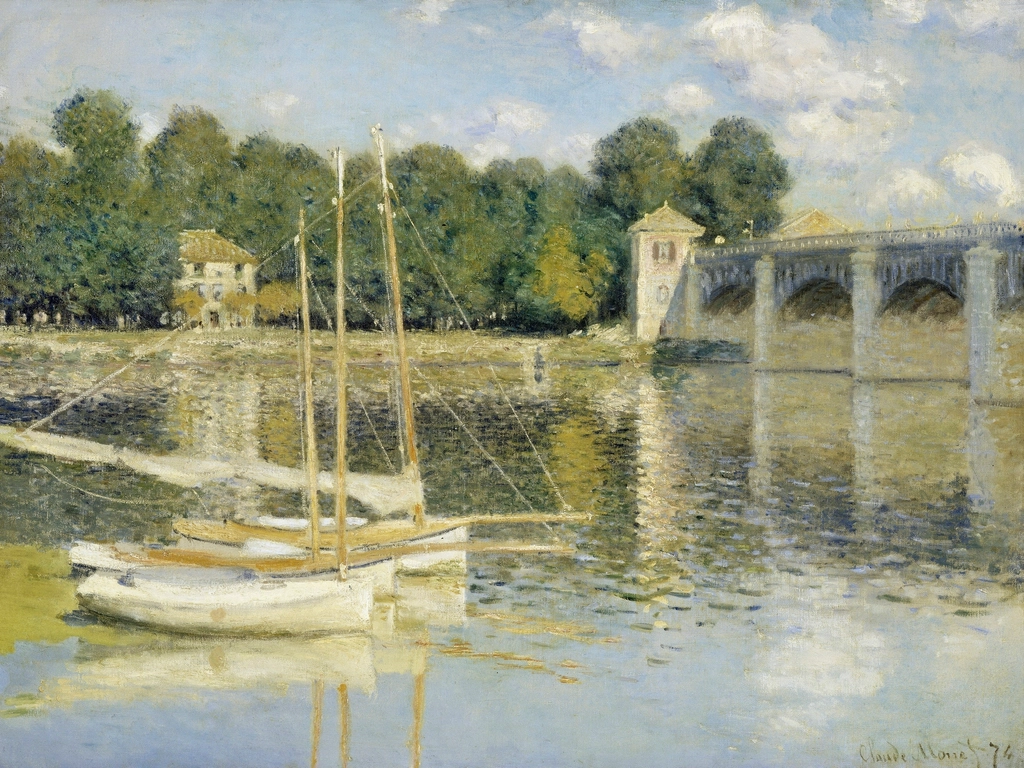 Claude Monet's Argenteuil Bridge (1874)