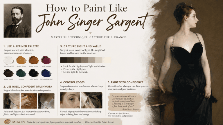 How to paint like John Singer Sargent