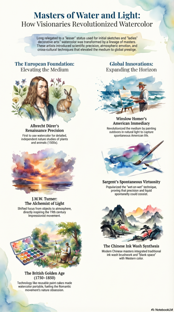Masters of Water and Light Infographic
