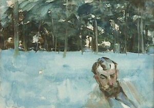 The Secret to John Singer Sargent’s Watercolor Technique 8 sargent portrait of george hitchcock