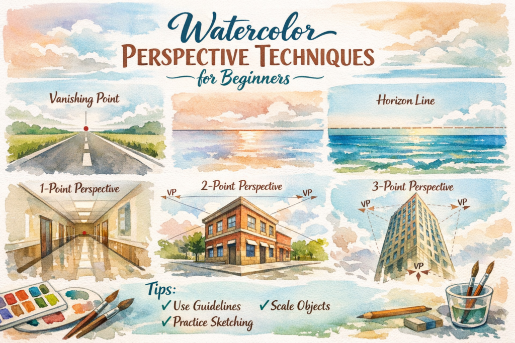 Watercolor Perspective Techniques for Beginners