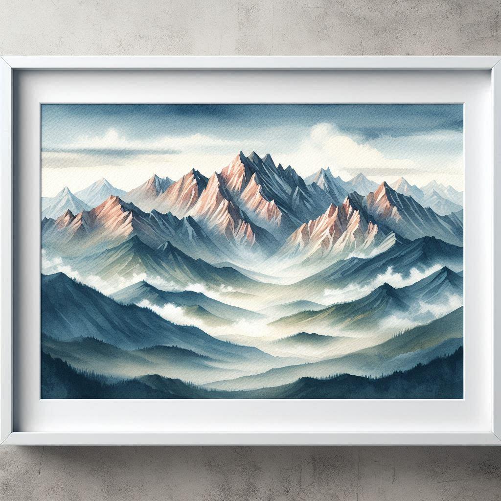 Guide to Framing - floating frame example