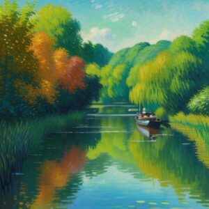 Oil Painting for Beginners: Video Guides 3 oil painting river scene