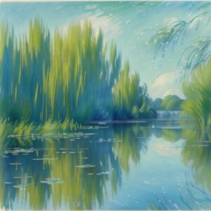 paint watercolor reflections