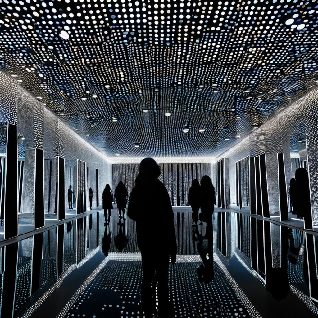 art installations with mirrors