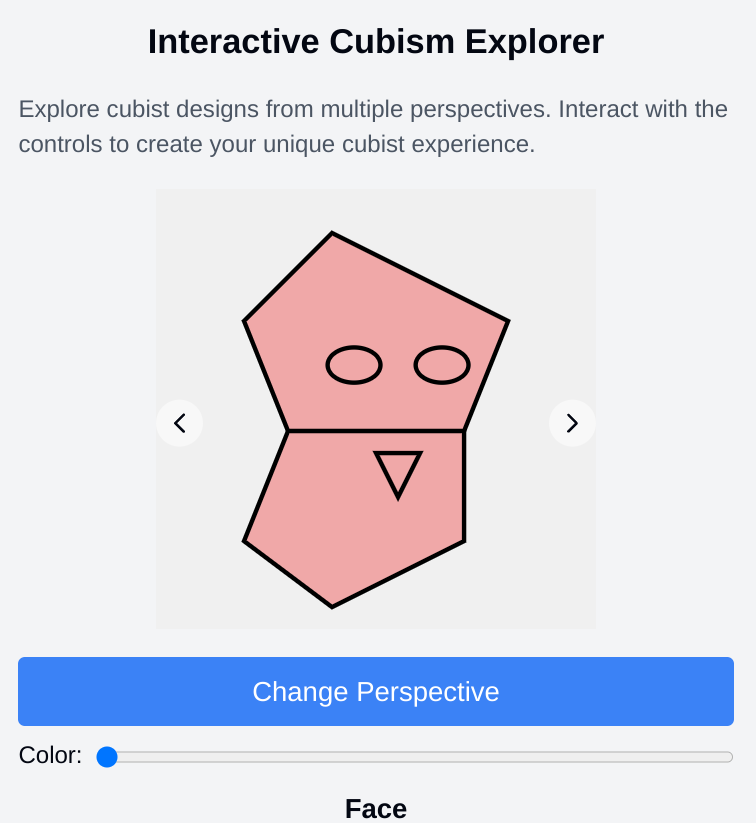 tool to explore cubism and geometric art