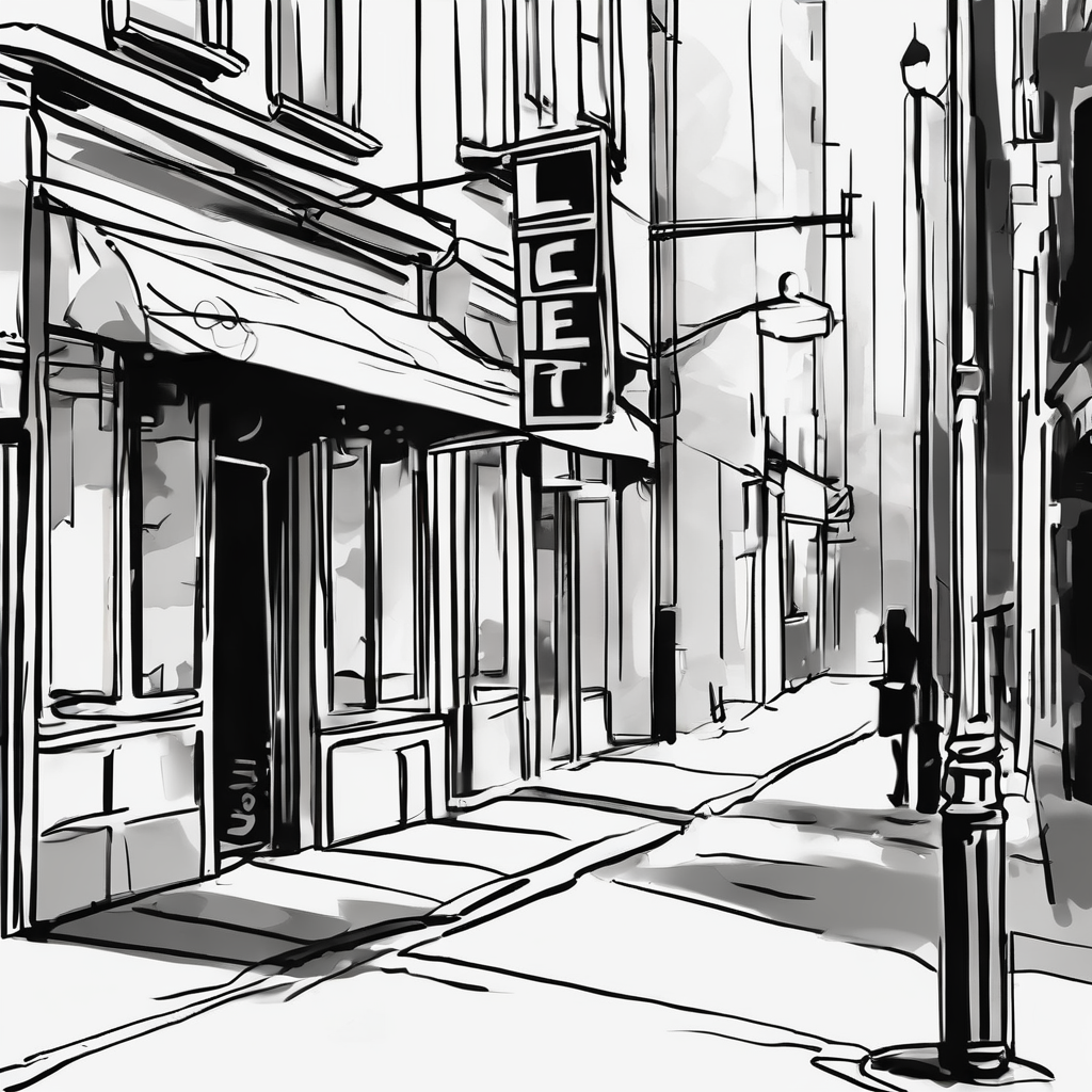 From Sketch to First Painting: A Beginner's Guide to Unleashing Your Inner Artist 3 sketch to first painting: street scene