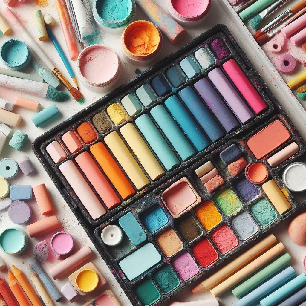 Understanding Pastels: Types and Characteristics - examples and colors