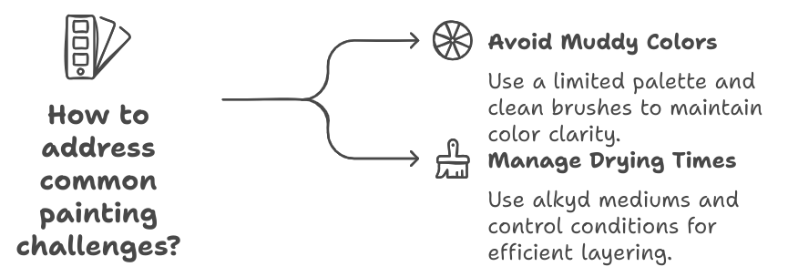 depth in oil painting