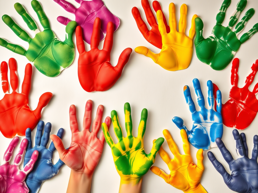 creative handprint gallery turn tiny hands into works of art this