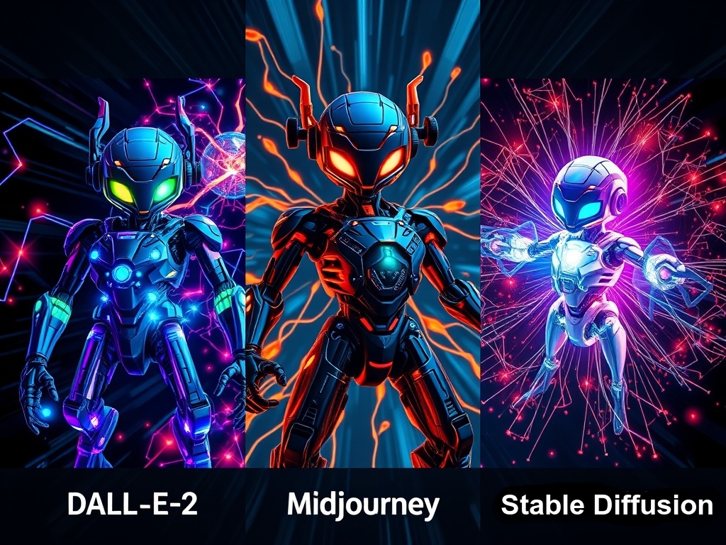 dalle midjourney stablediffusion