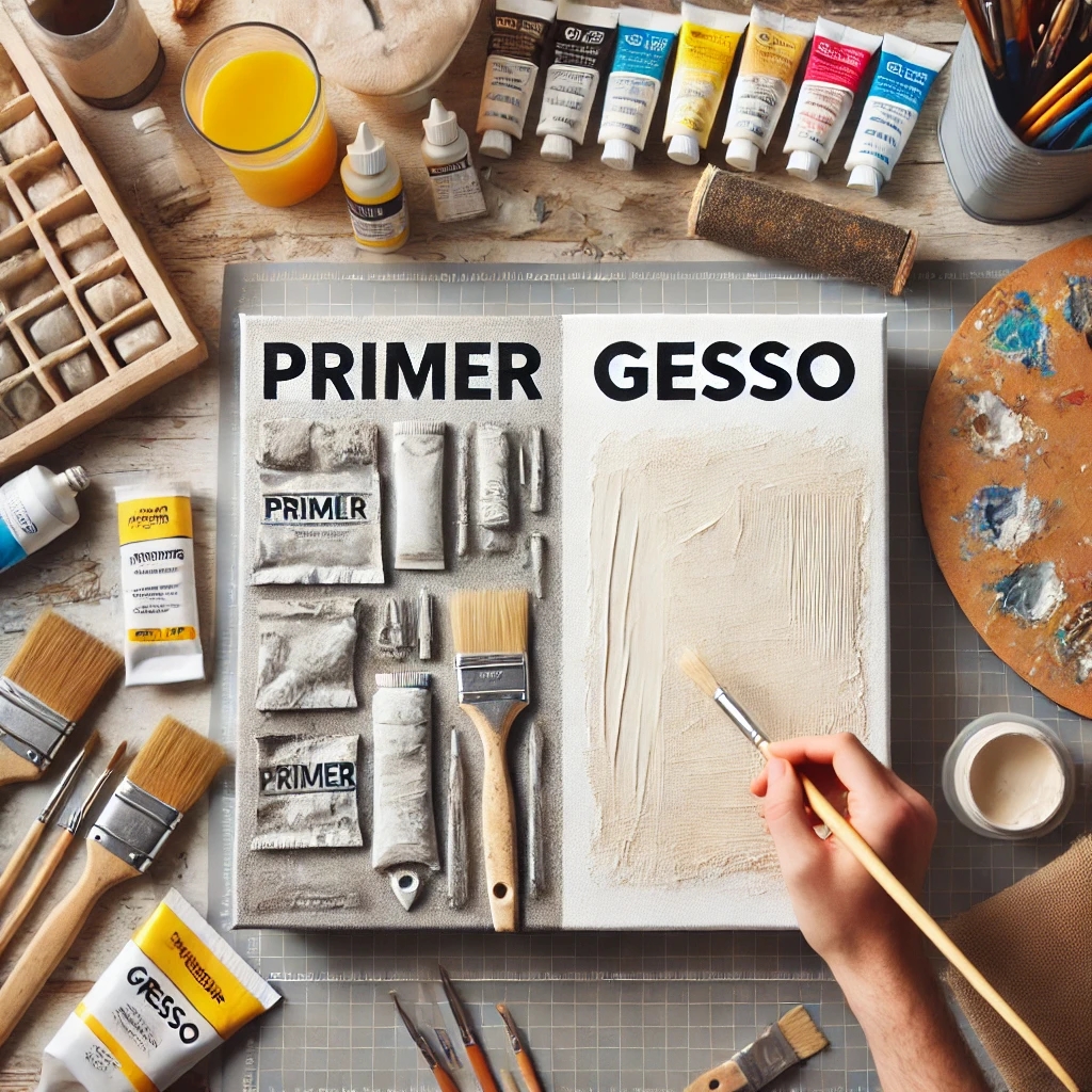 difference between primers and gesso