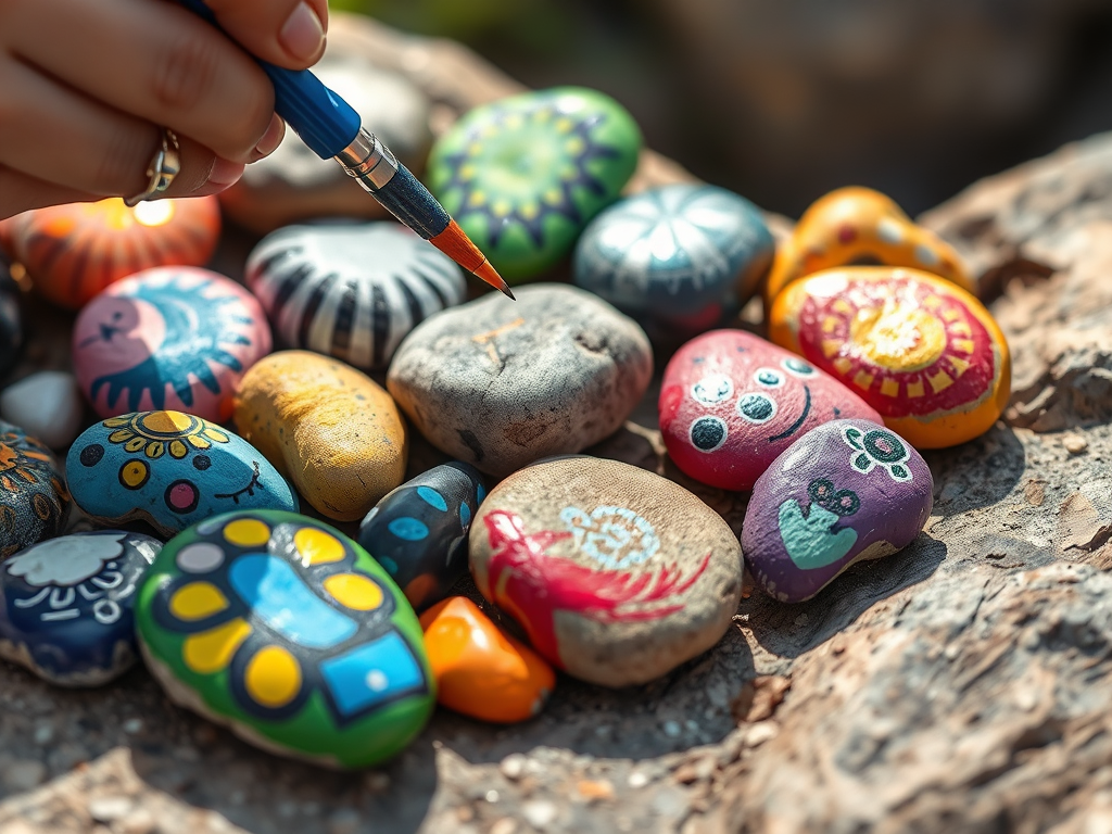 rock painting adventure transform ordinary rocks into pocket sized masterpieces this versatile 1
