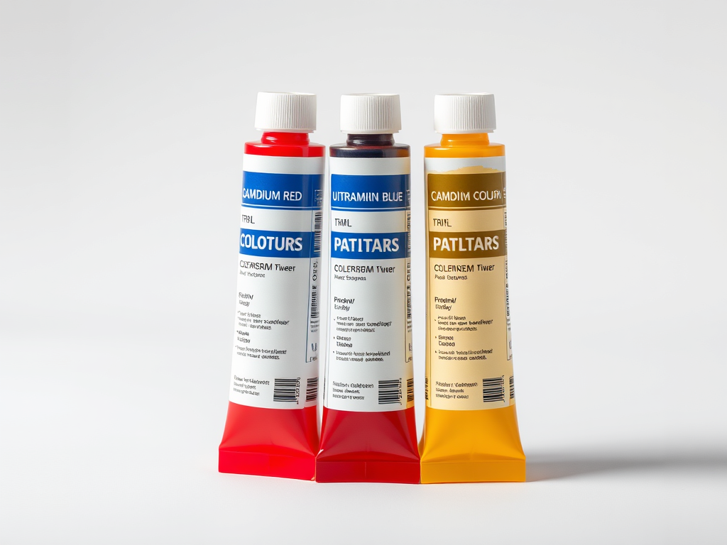 Painting Techniques for Beginners & Beyond: From Basic Strokes to Advanced Styles 3 show tubes of primary colors cadmium red ultramarine blue cadmium