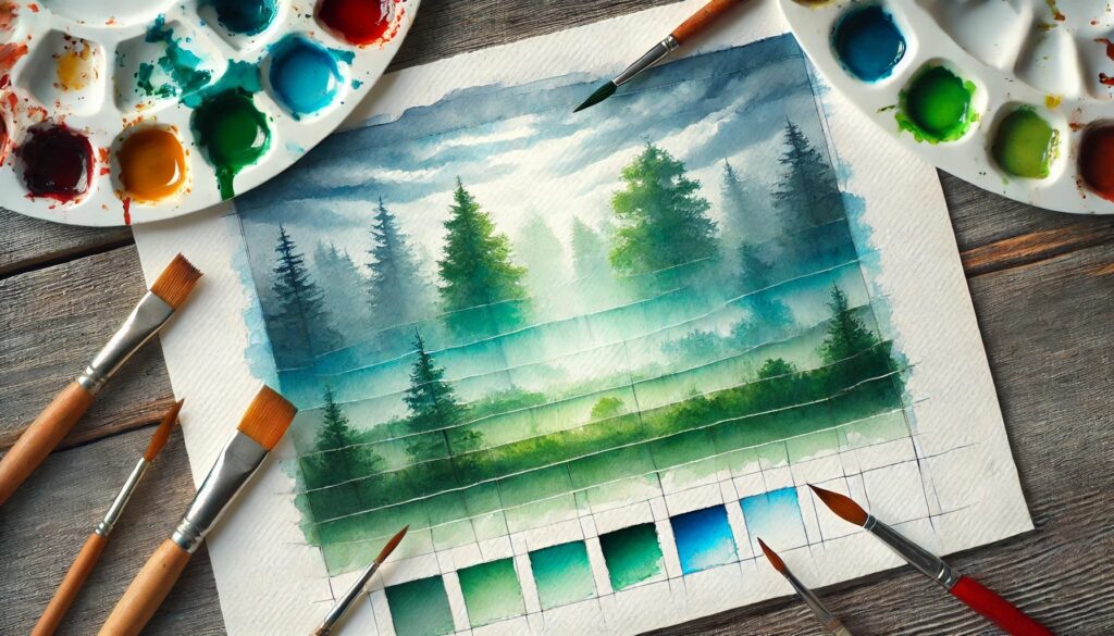 watercolor transparency