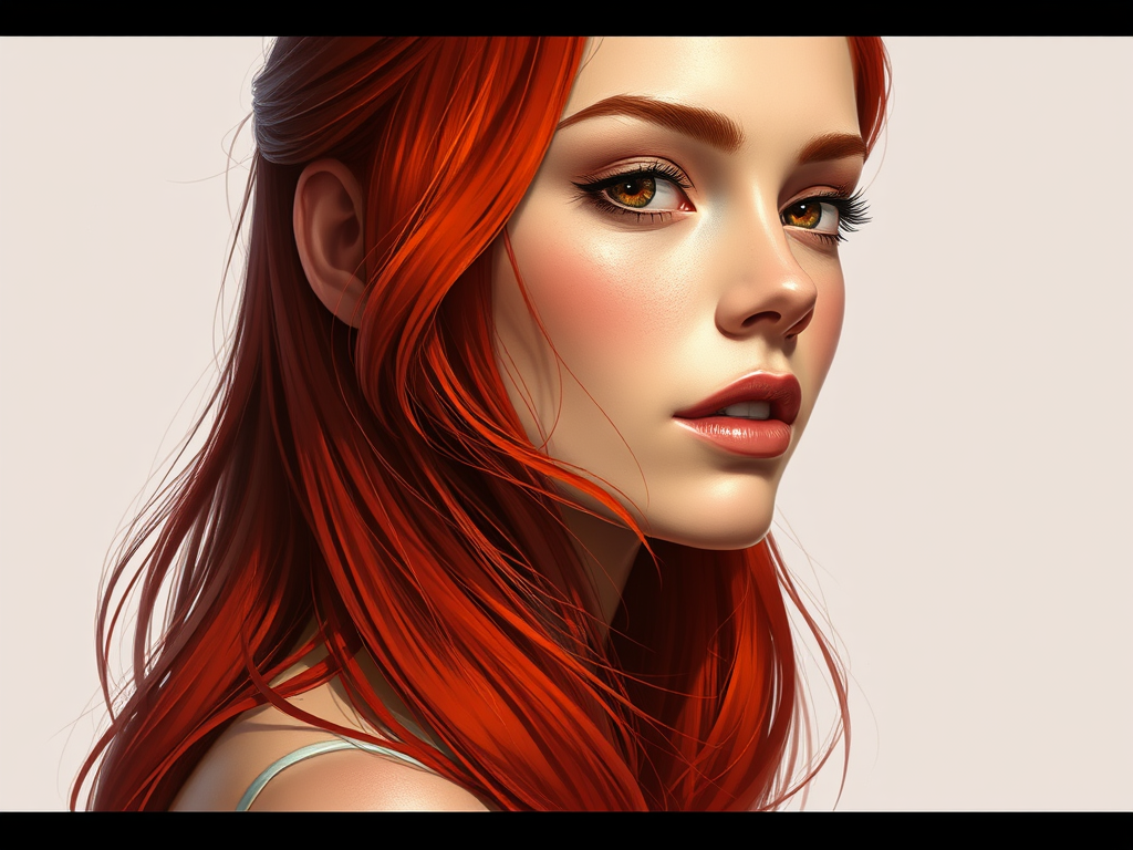 woman with red hair