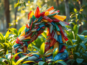 Sustainable Art: Eco-Friendly Techniques Transforming the Art World 10 create a featured image that captures the essence of sustainable