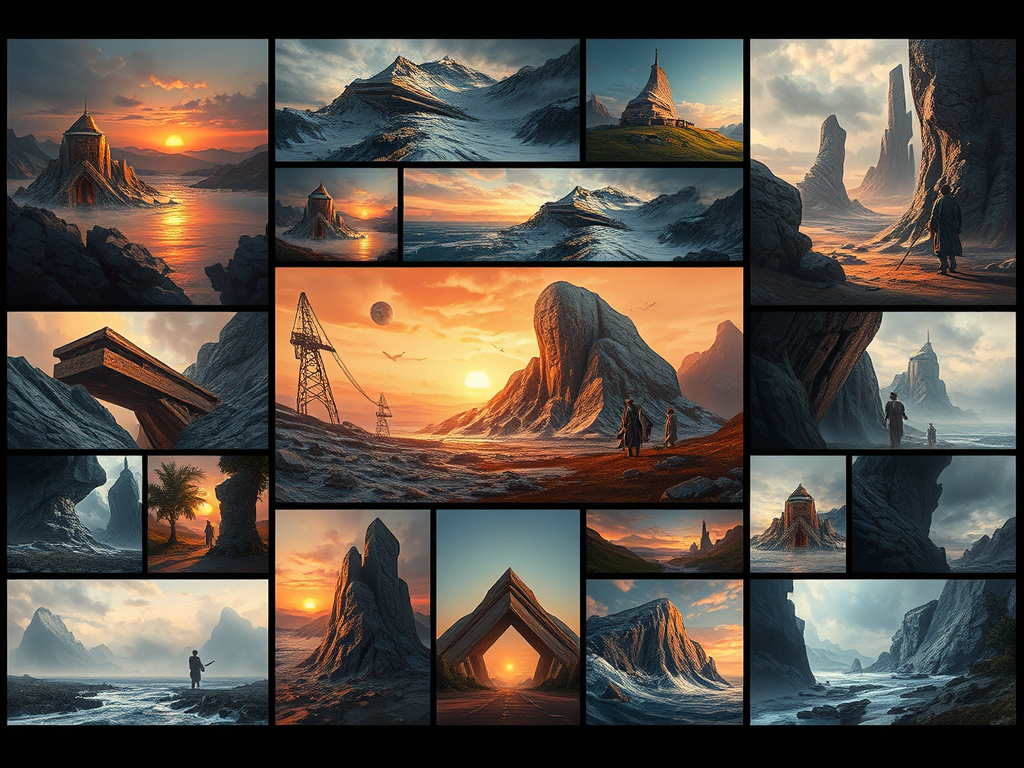 create a mood board with images