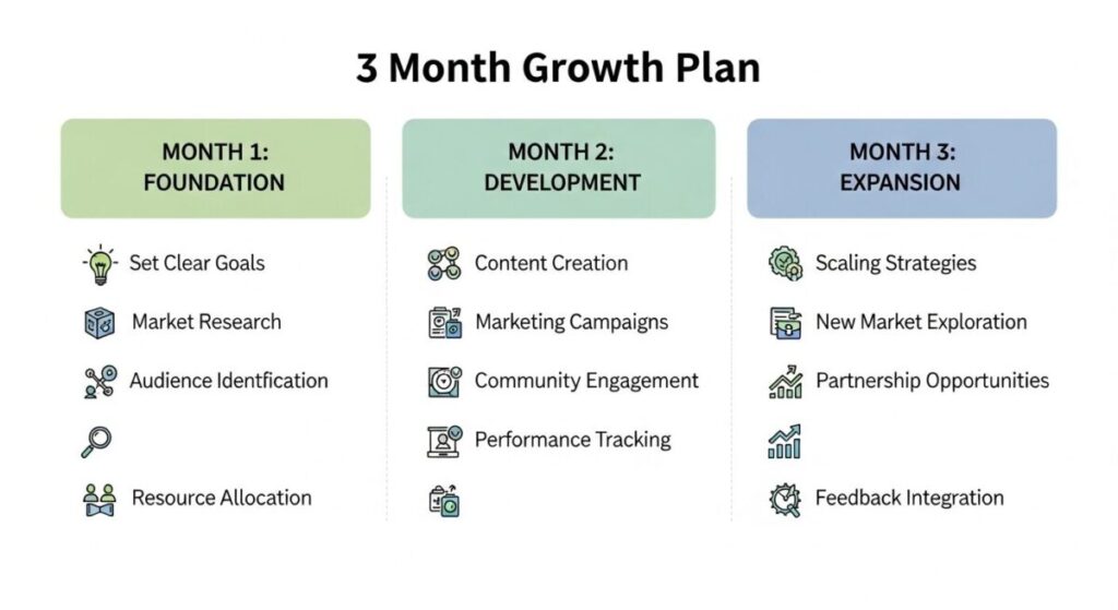 How to Start an Art Business in 2025: A Complete Guide for Beginners 11 Growth Plan