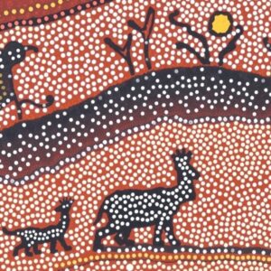 Aboriginal Australian dot painting