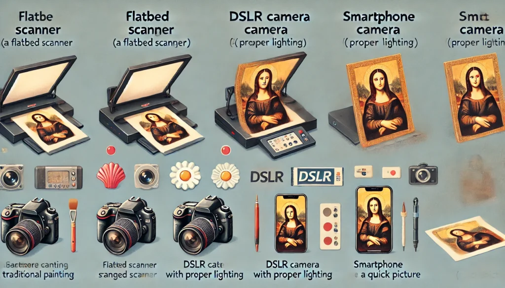 How to Digitize Traditional Paintings