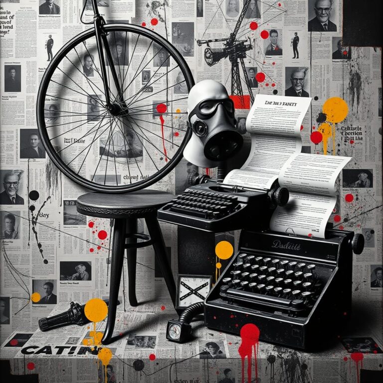 Rebellious art collage