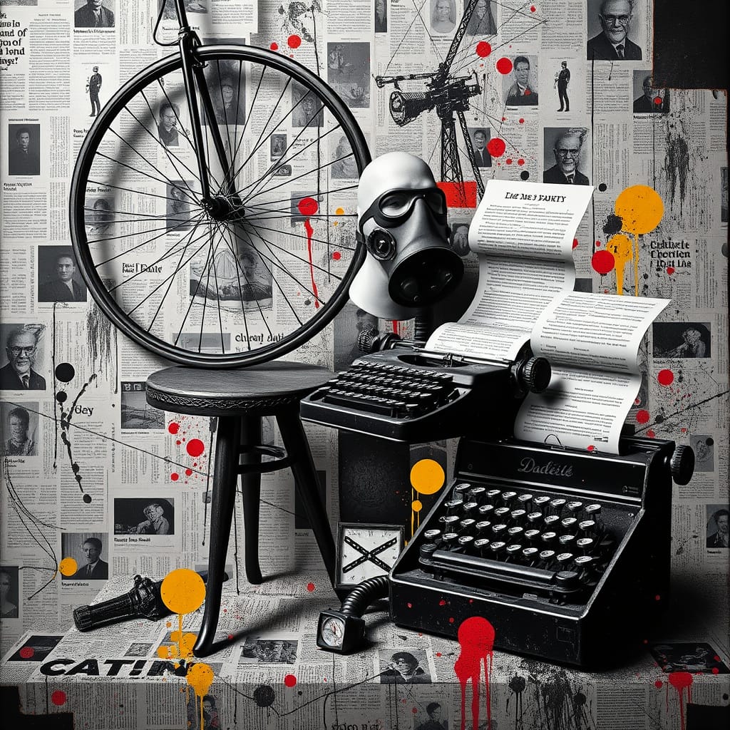 Rebellious art collage