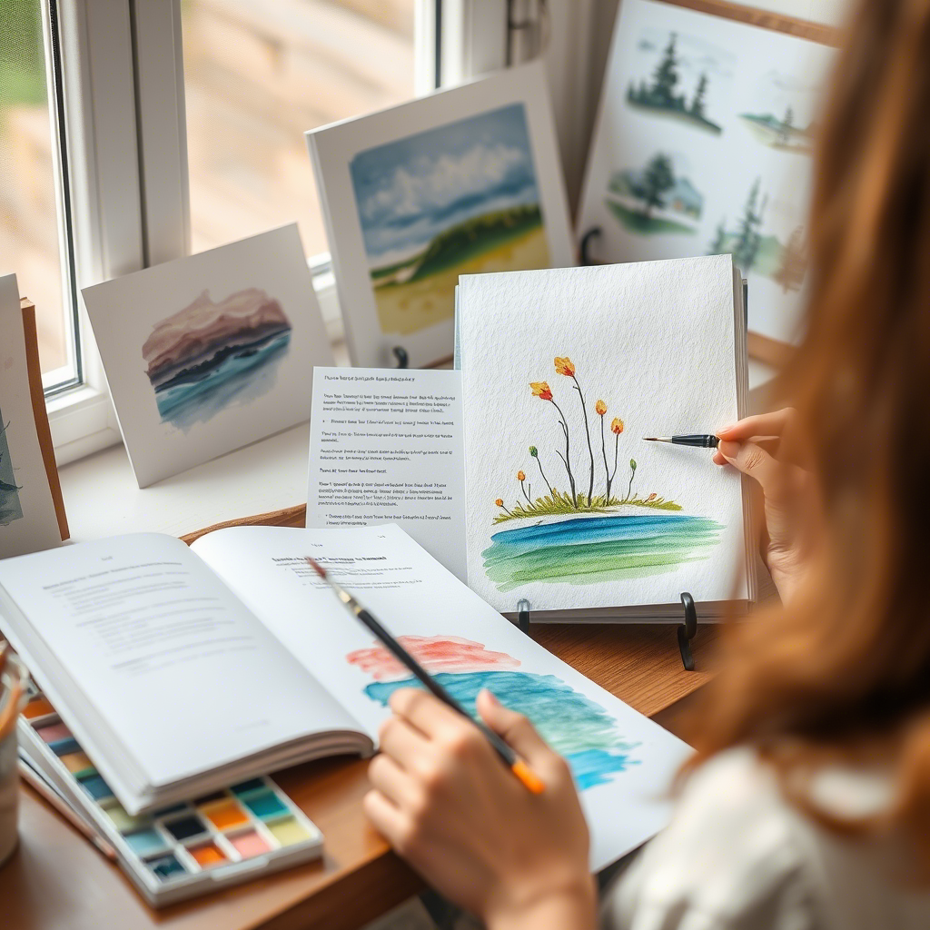 Watercolor Workbooks for Beginners