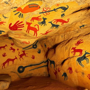 The Amazing World of Sustainable Art: Making Cool Art and Helping Our Planet! 4 eco-ideas-cave-paintings