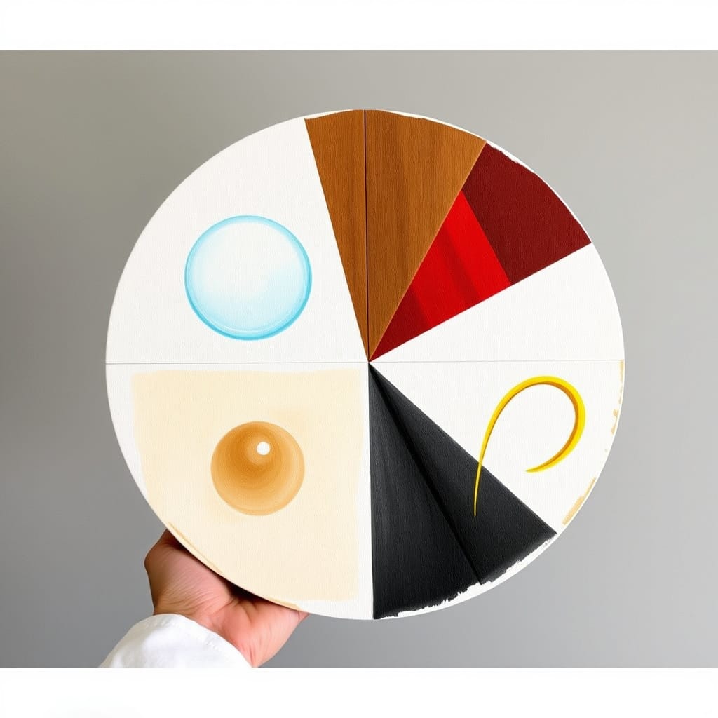 How to Use Shapes and Lines in Abstract Art 3 Use Shapes and Lines in Abstract Art - circle