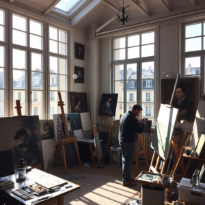 Joan Miró: The Surrealist Master and His Influence on Modern Art 3 Joan Miró: The Surrealist Master in his artist studio