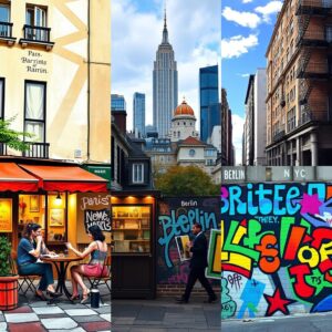 Let's Explore Awesome Art Techniques Together! 7 urban scenes