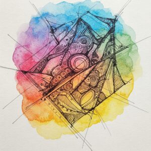 Let's Explore Awesome Art Techniques Together! 6 Awesome mixed technique