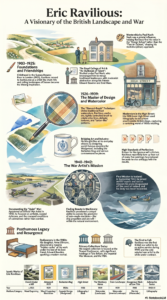 Eric Ravilious: A Visionary of the British Landscape and War 8 infographic