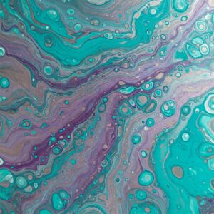 Poured Paint Abstraction