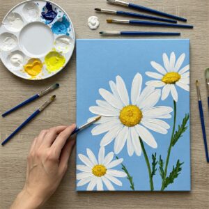 Flower Painting Techniques: A Guide to Creating Beautiful Botanical Art 3 Acrylic flower painting techniques for beginners