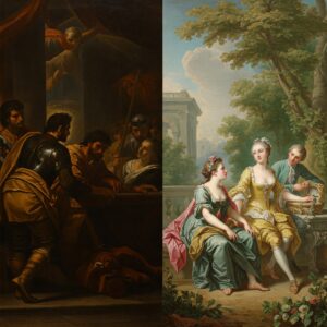differences between baroque and rococo art comparison