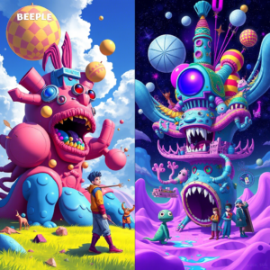 dydtopian style beeple